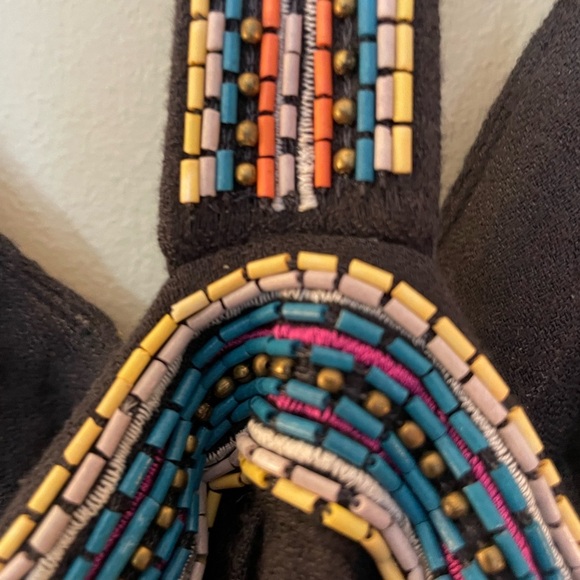 French Connection Beaded Halter-Style Top. Size 4 - Picture 8 of 15